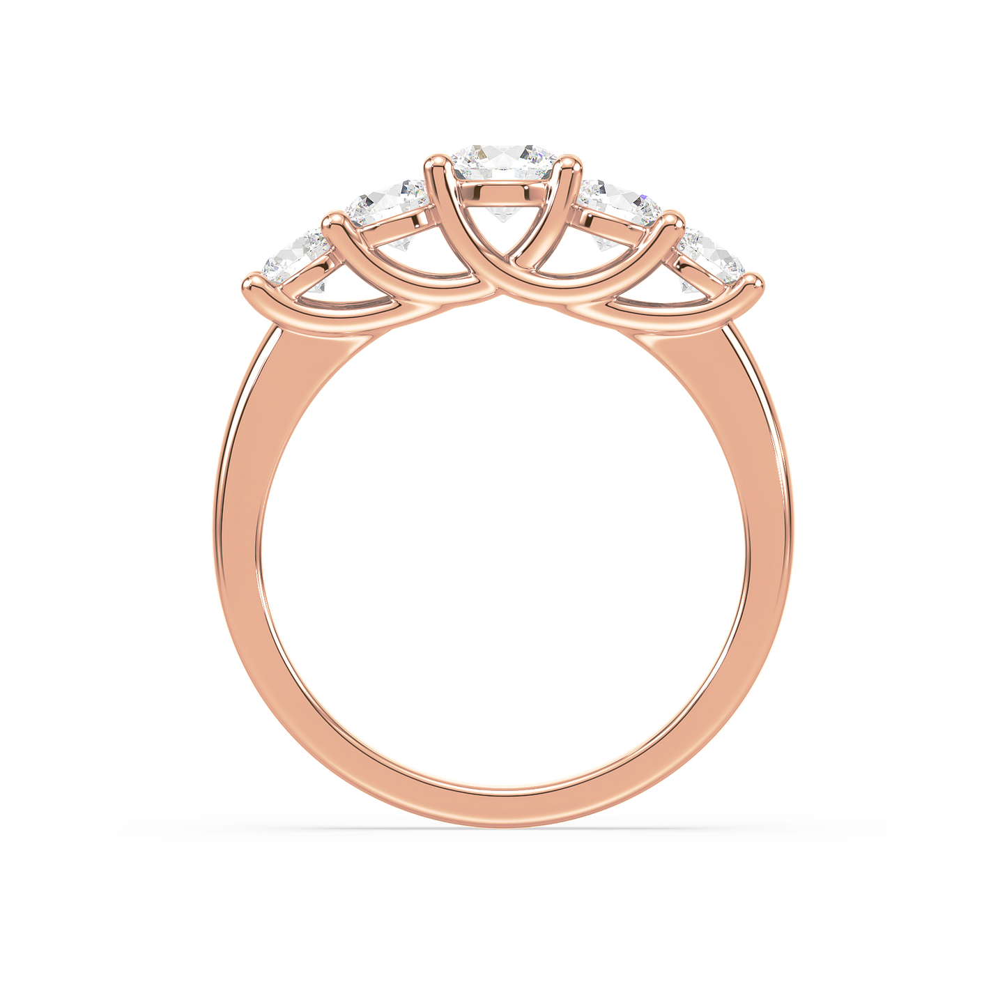 Graduated Five Stone Ring