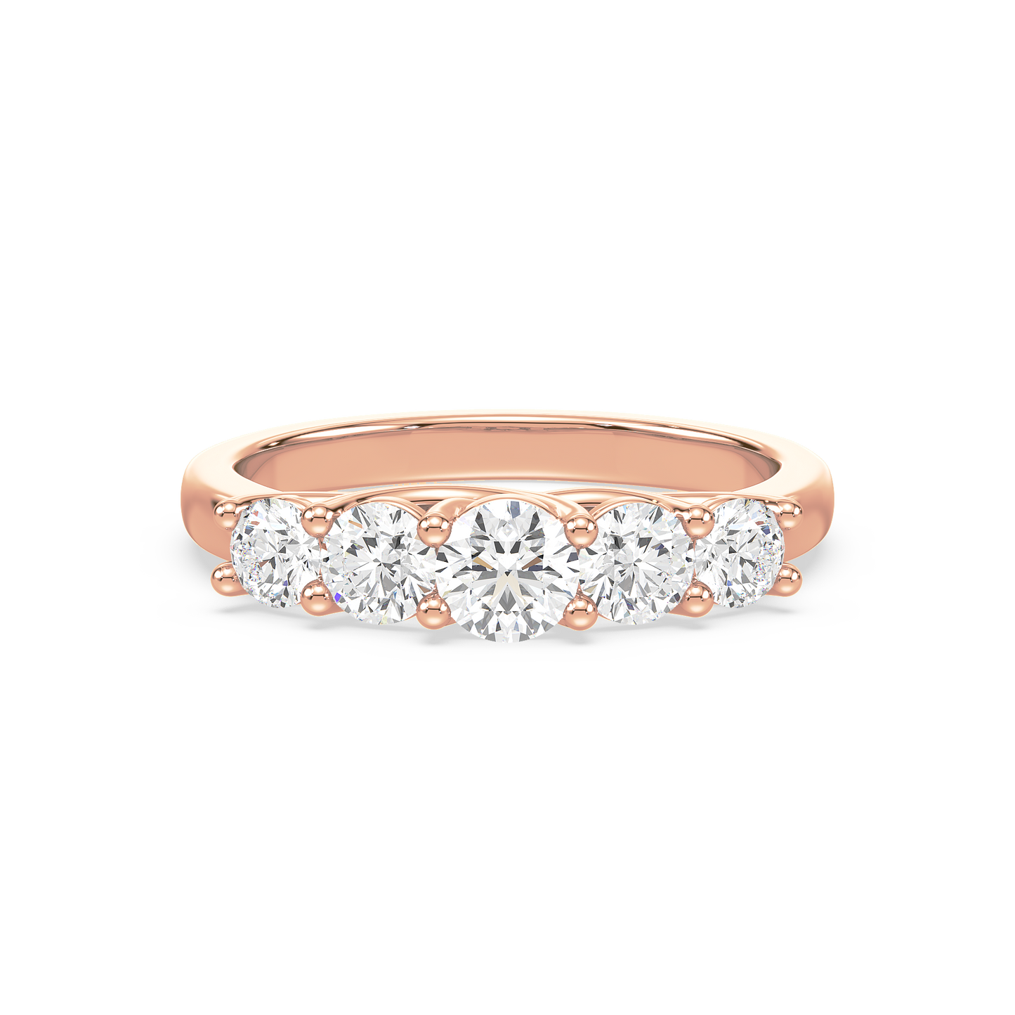Graduated Five Stone Ring