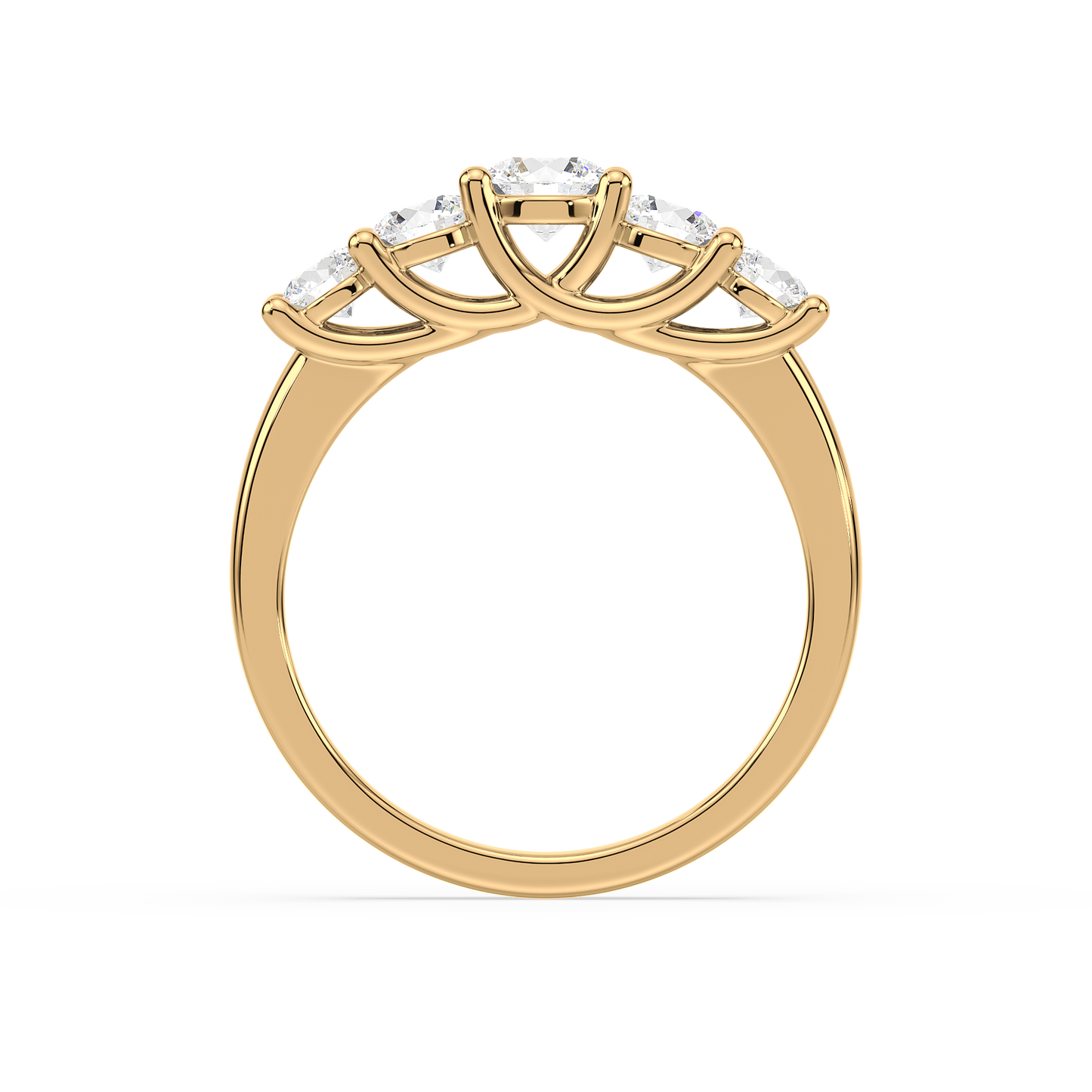 Graduated Five Stone Ring
