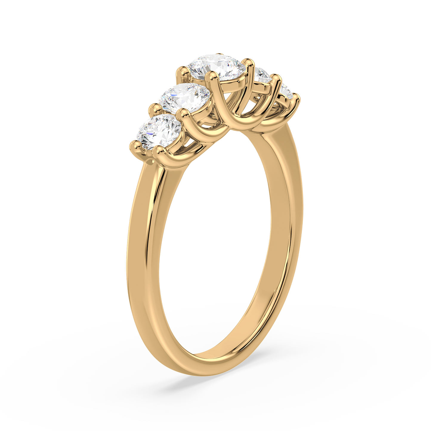 Graduated Five Stone Ring