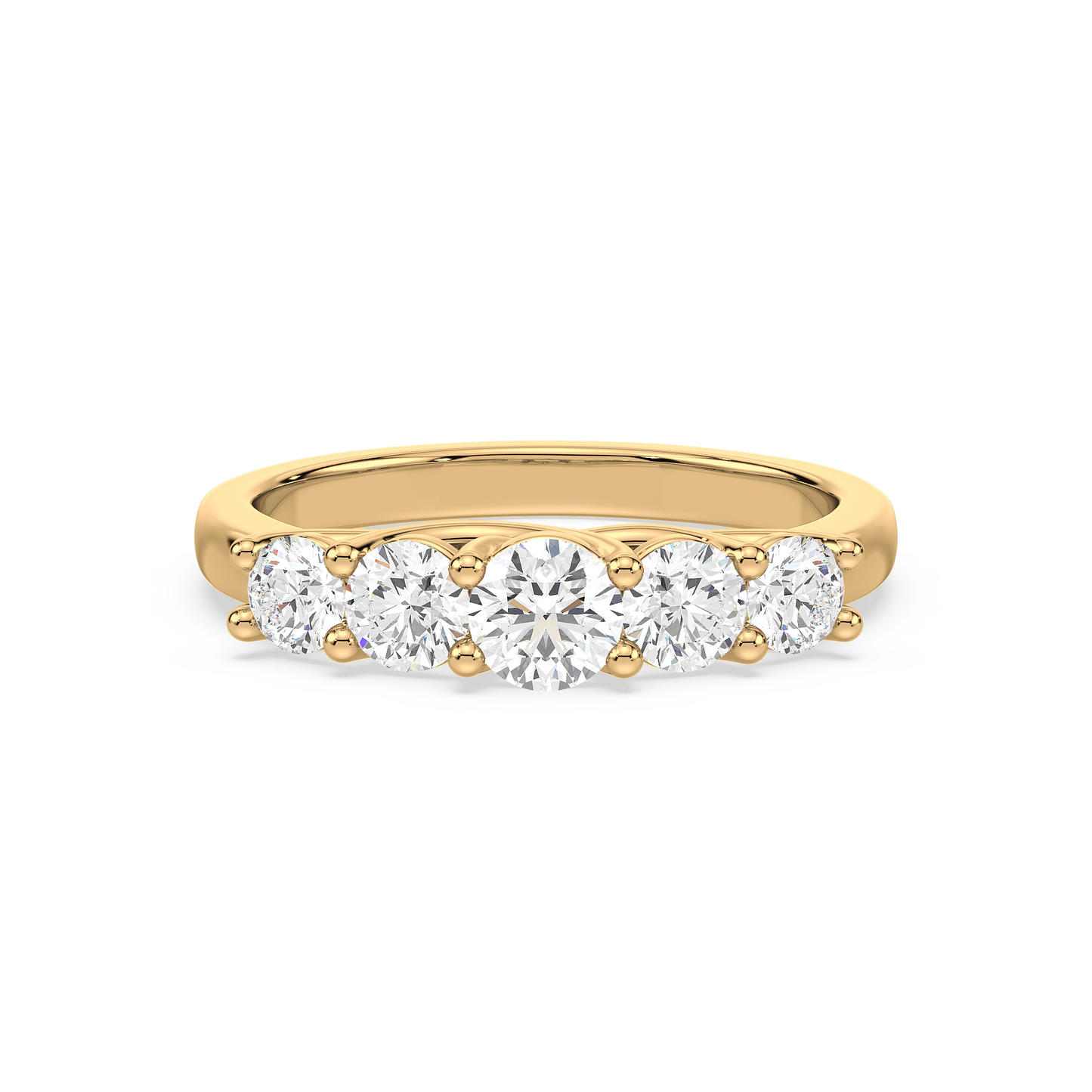 Graduated Five Stone Ring