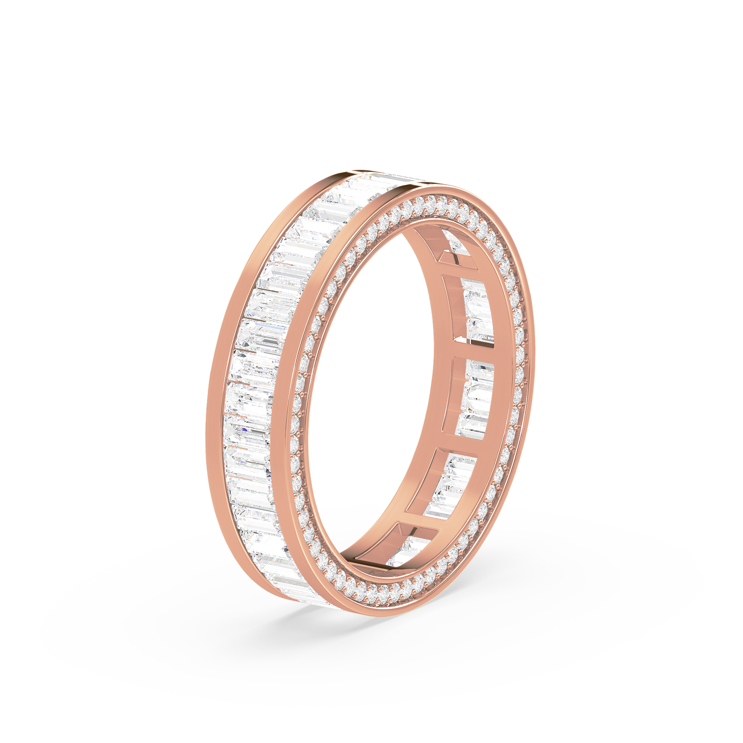 Baguette Pavé Eternity Band
