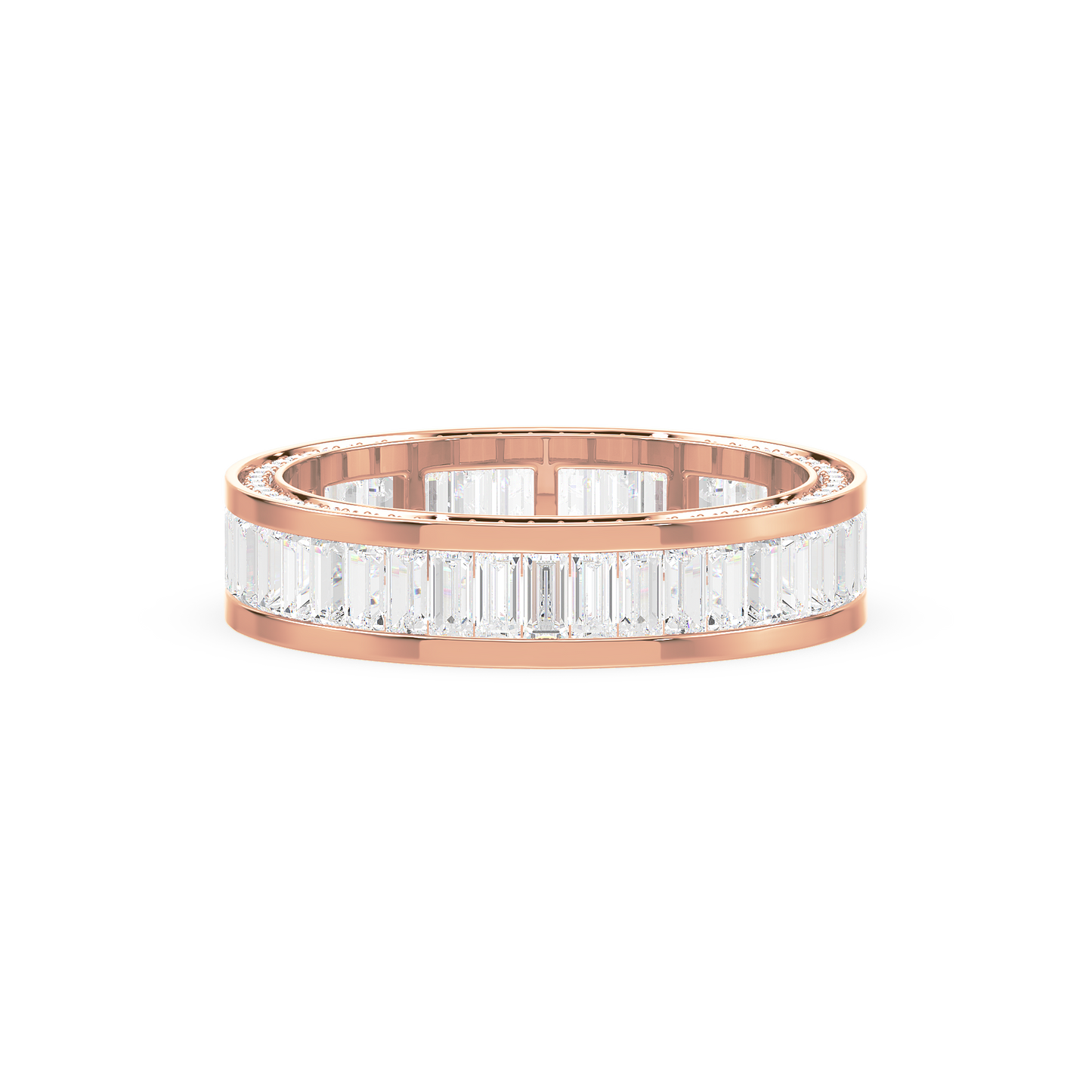 Baguette Pavé Eternity Band