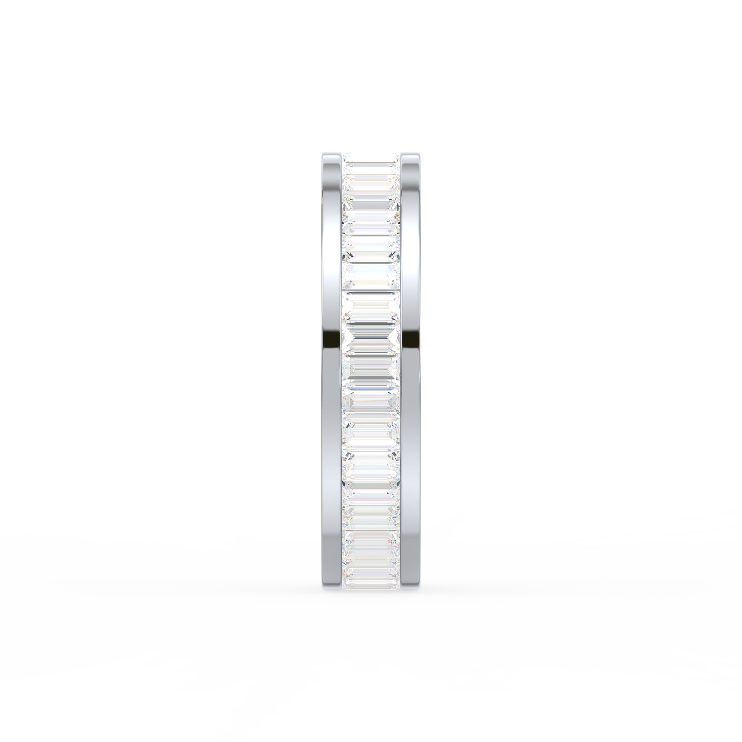 Baguette Pavé Eternity Band
