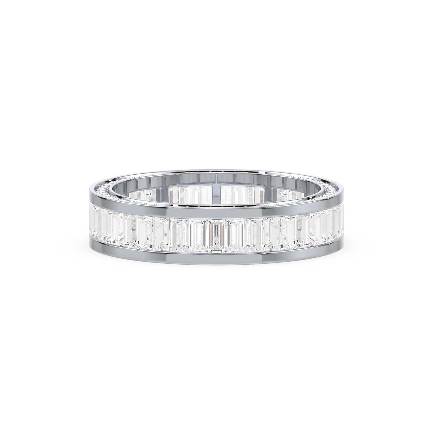 Baguette Pavé Eternity Band