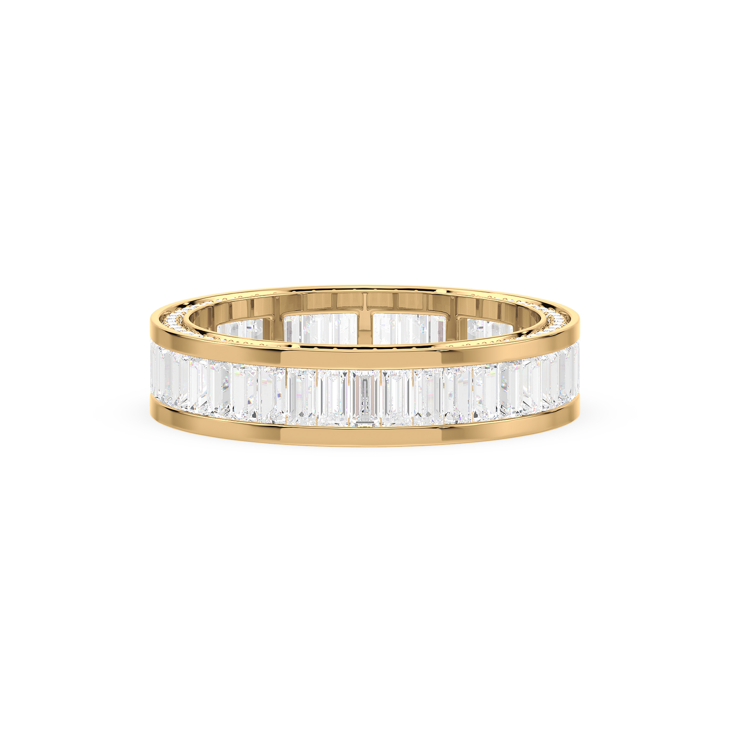 Baguette Pavé Eternity Band
