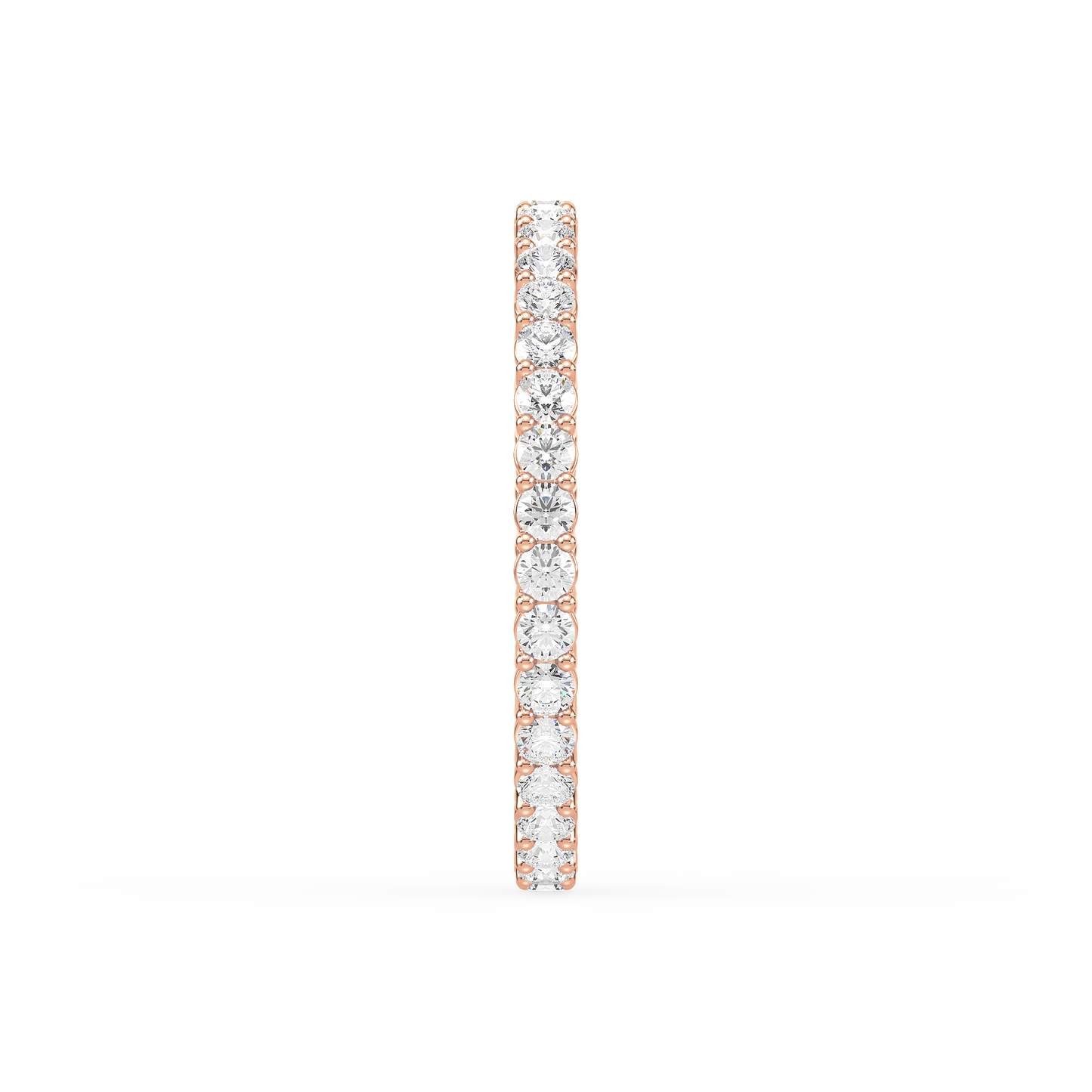 Classic Round Bar Set Eternity Ring