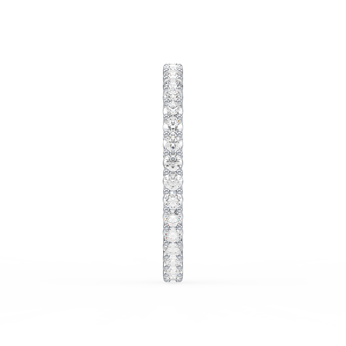 Classic Round Bar Set Eternity Ring