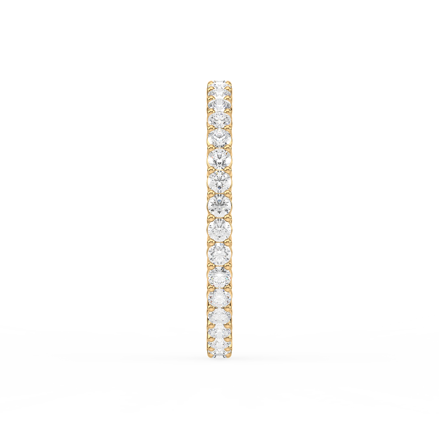 Classic Round Bar Set Eternity Ring