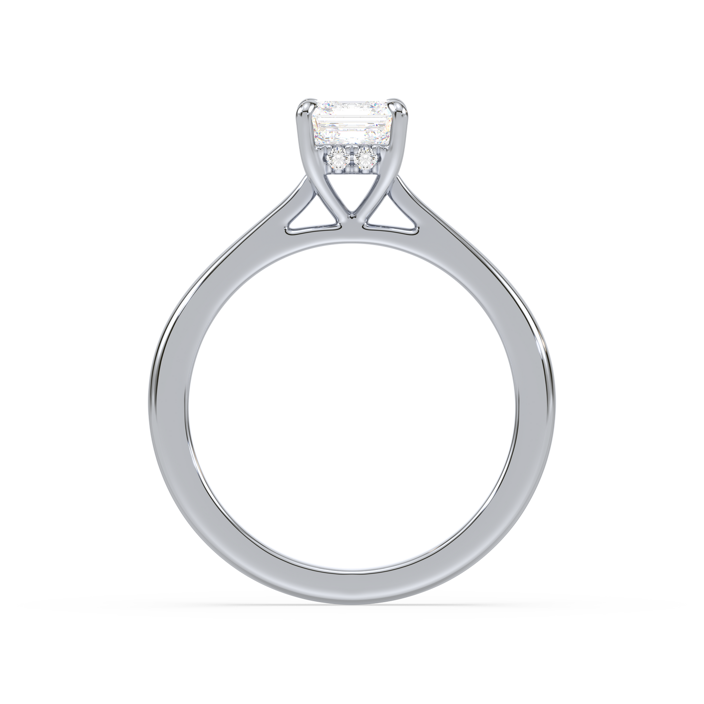 Classic Emerald Halo Ring