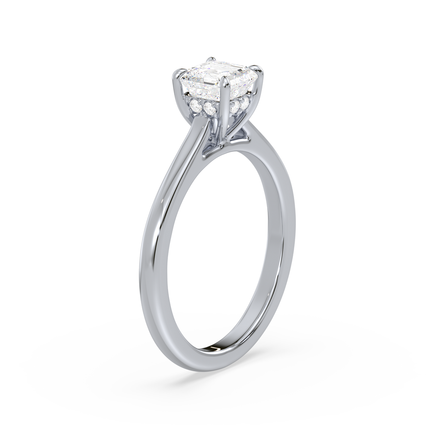 Classic Emerald Halo Ring