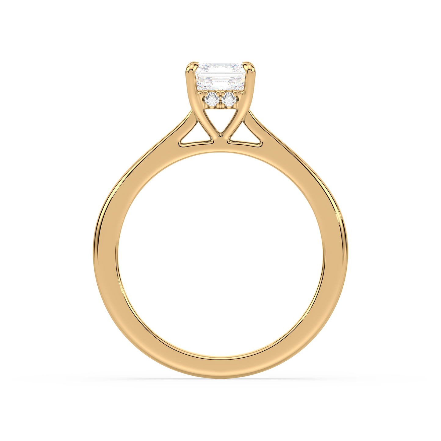 Classic Emerald Halo Ring