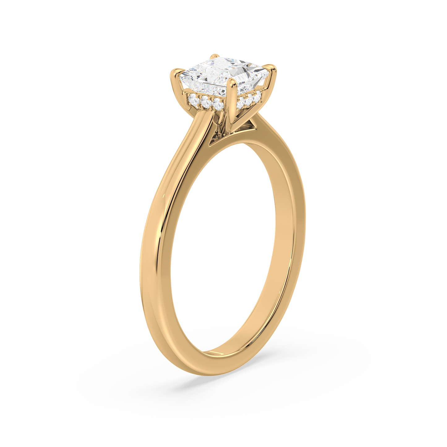 Classic Princess Halo Ring