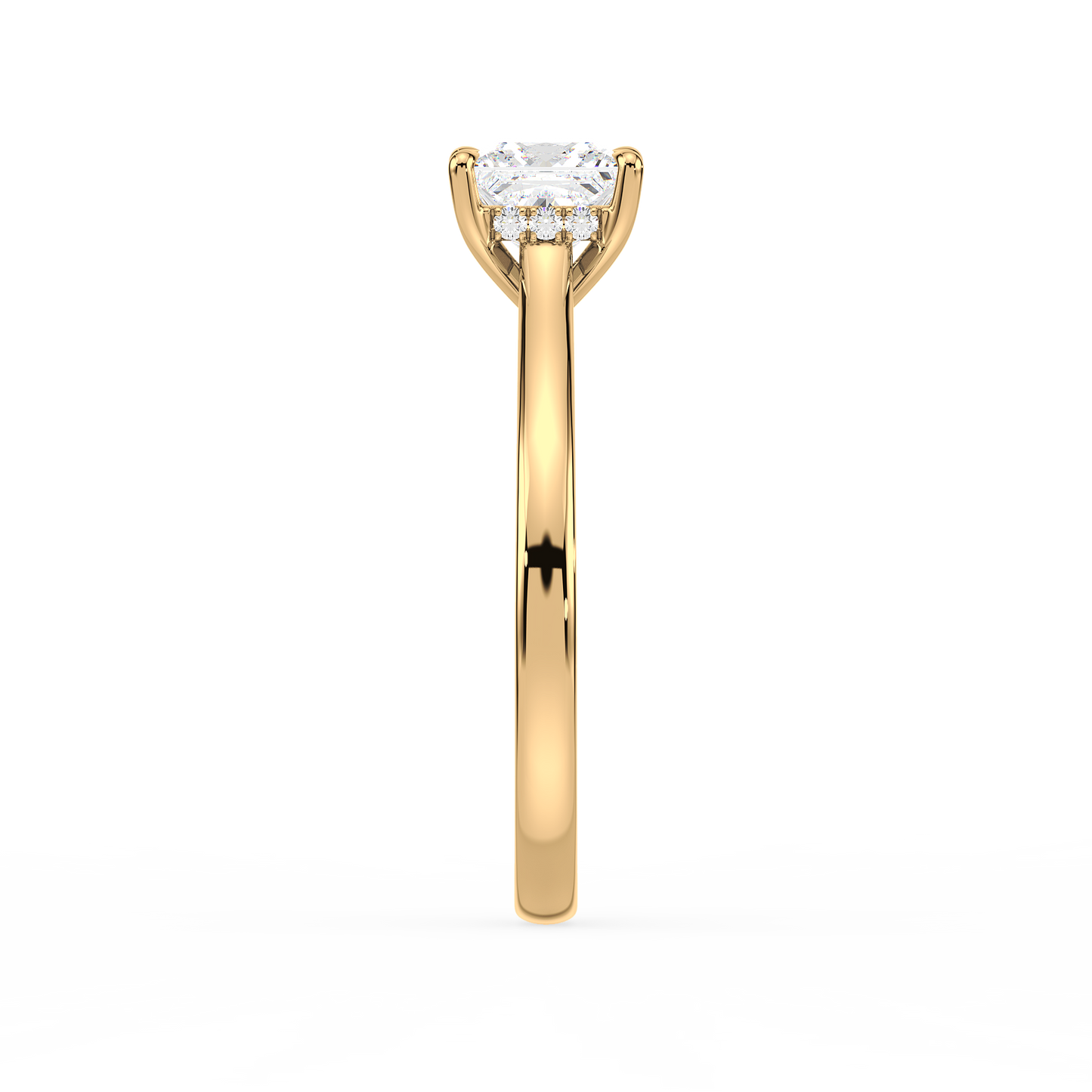 Classic Princess Halo Ring