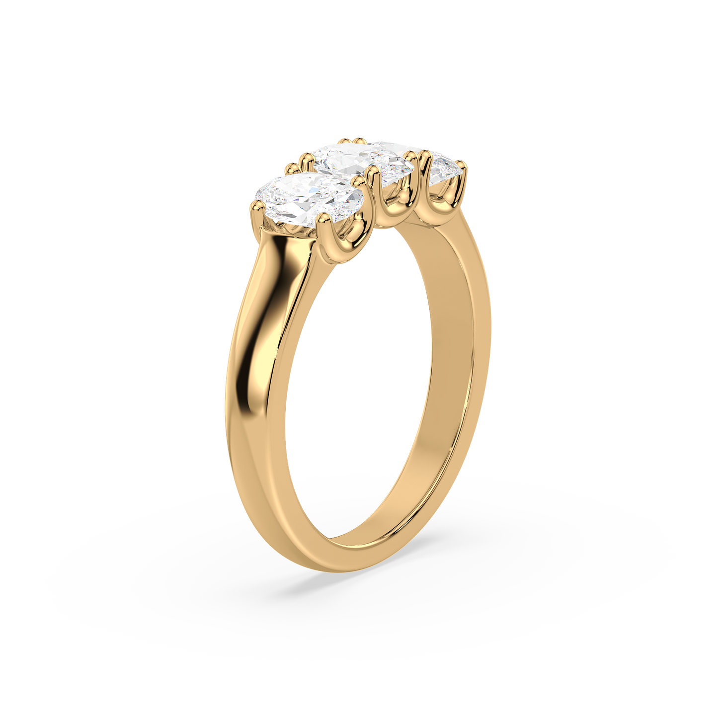 Classic Oval Trilogy Ring