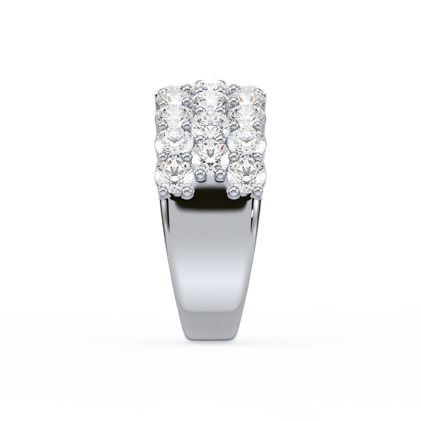 Majestic Round Trinity Prong Ring