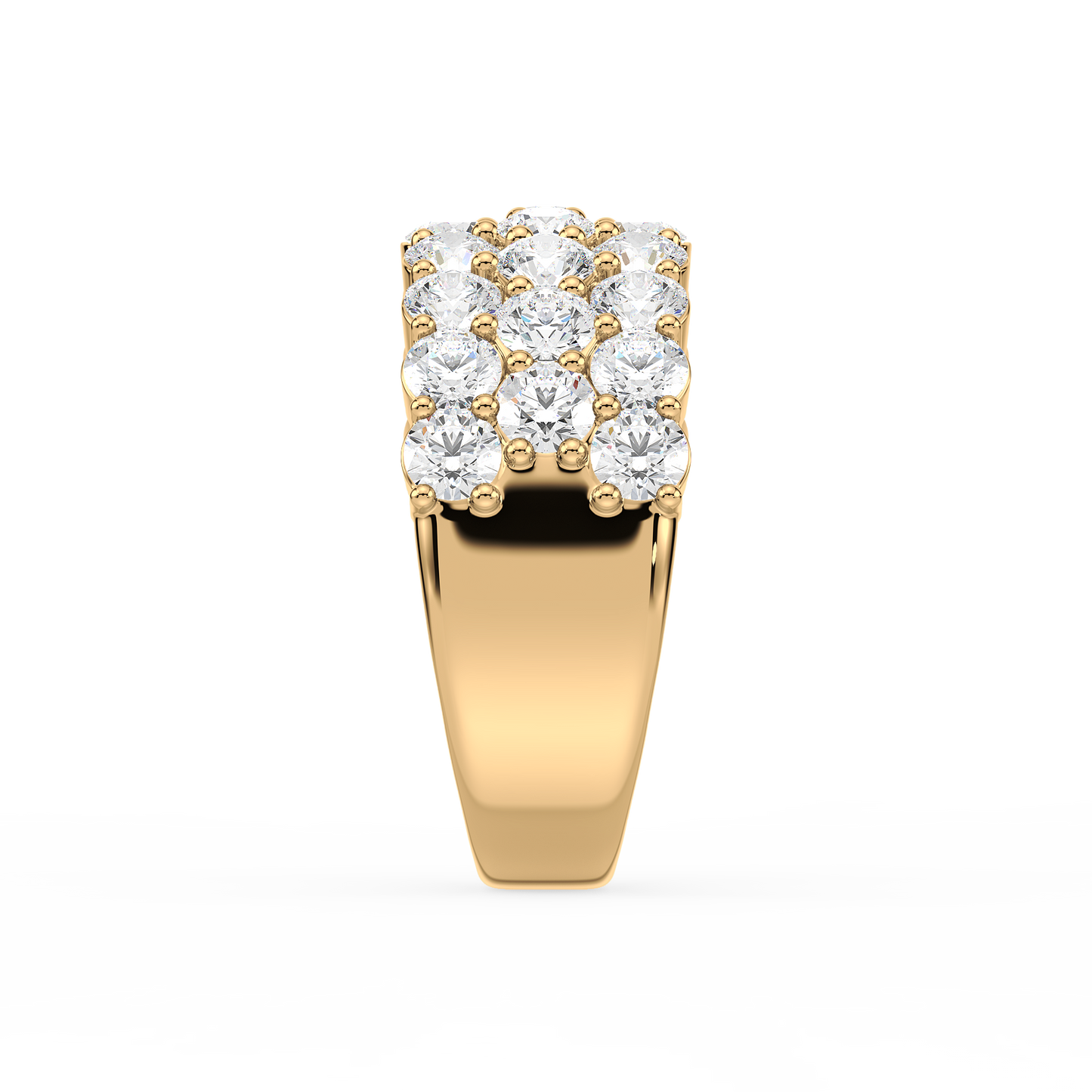 Majestic Round Trinity Prong Ring