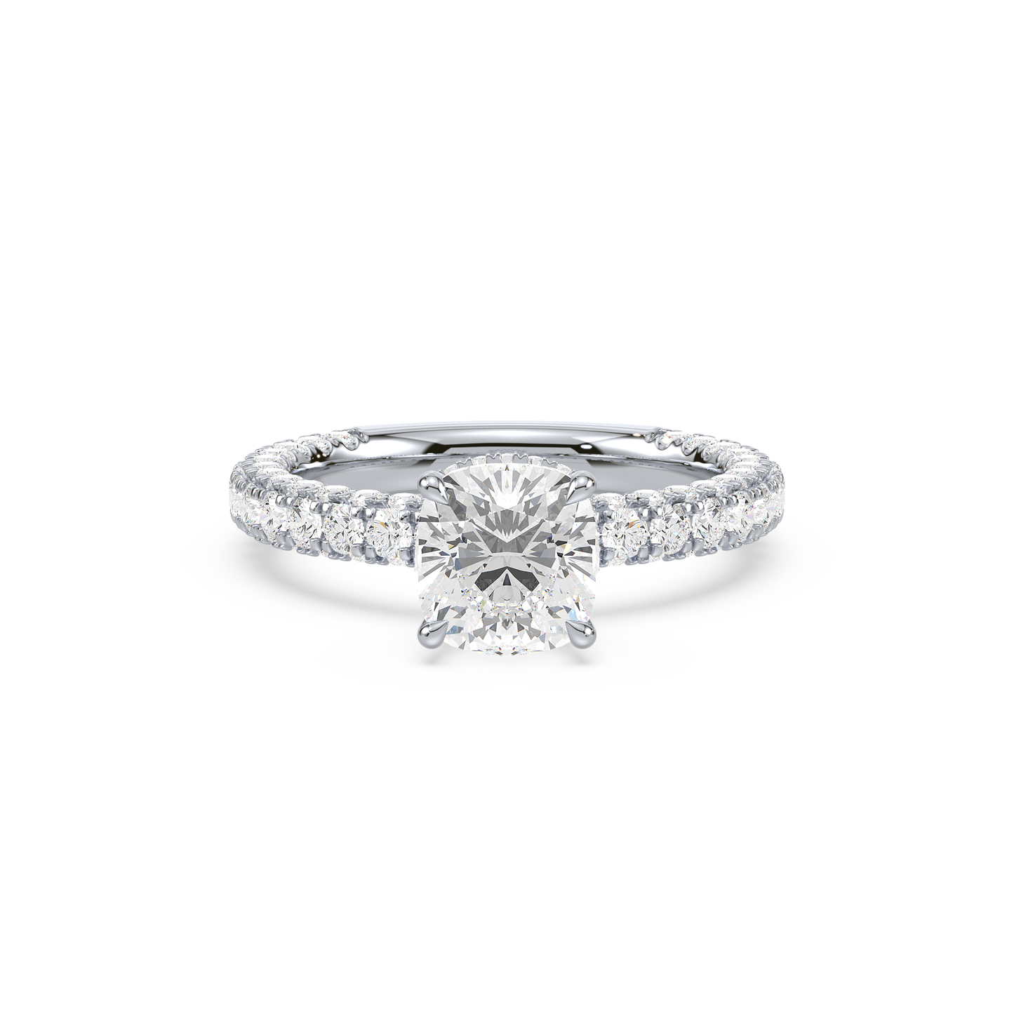 Regal Cushion Soliatire Ring