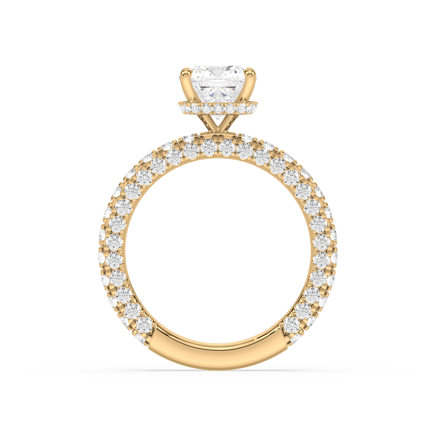 Regal Cushion Soliatire Ring