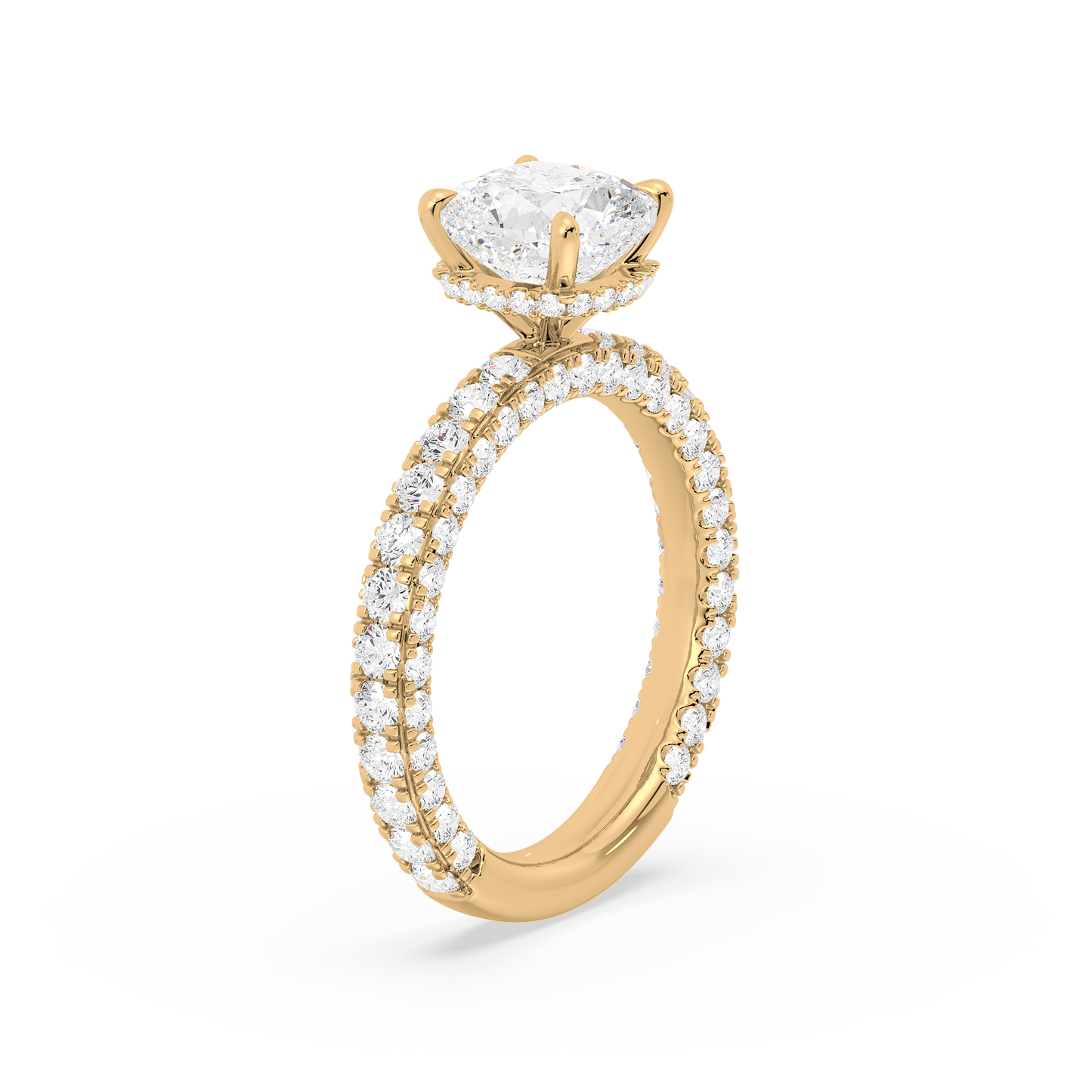 Regal Cushion Soliatire Ring