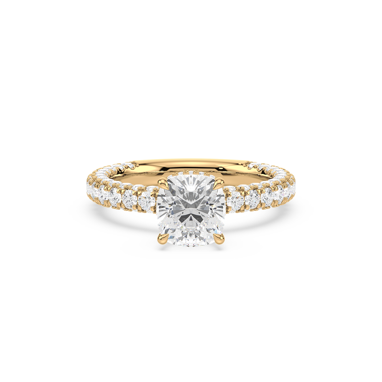 Regal Cushion Soliatire Ring