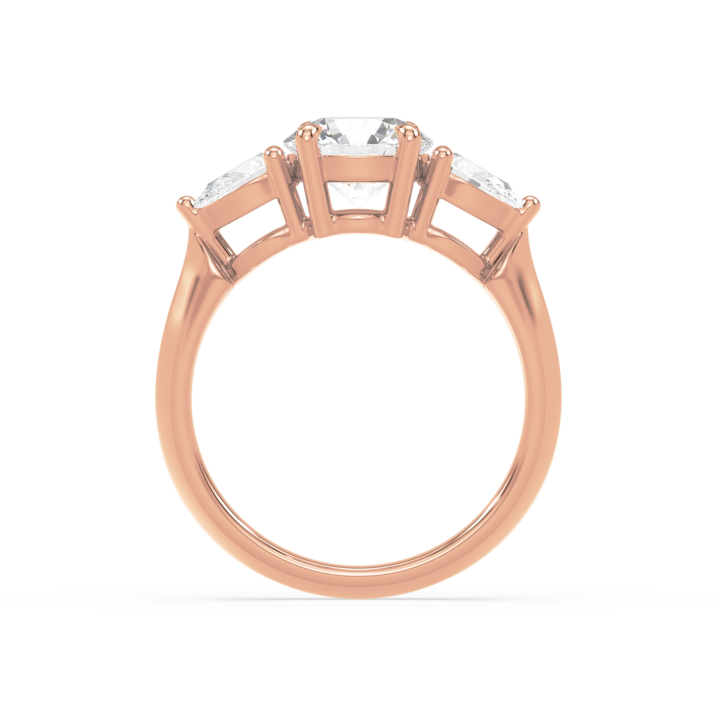 Round and Pear Harmony Ring