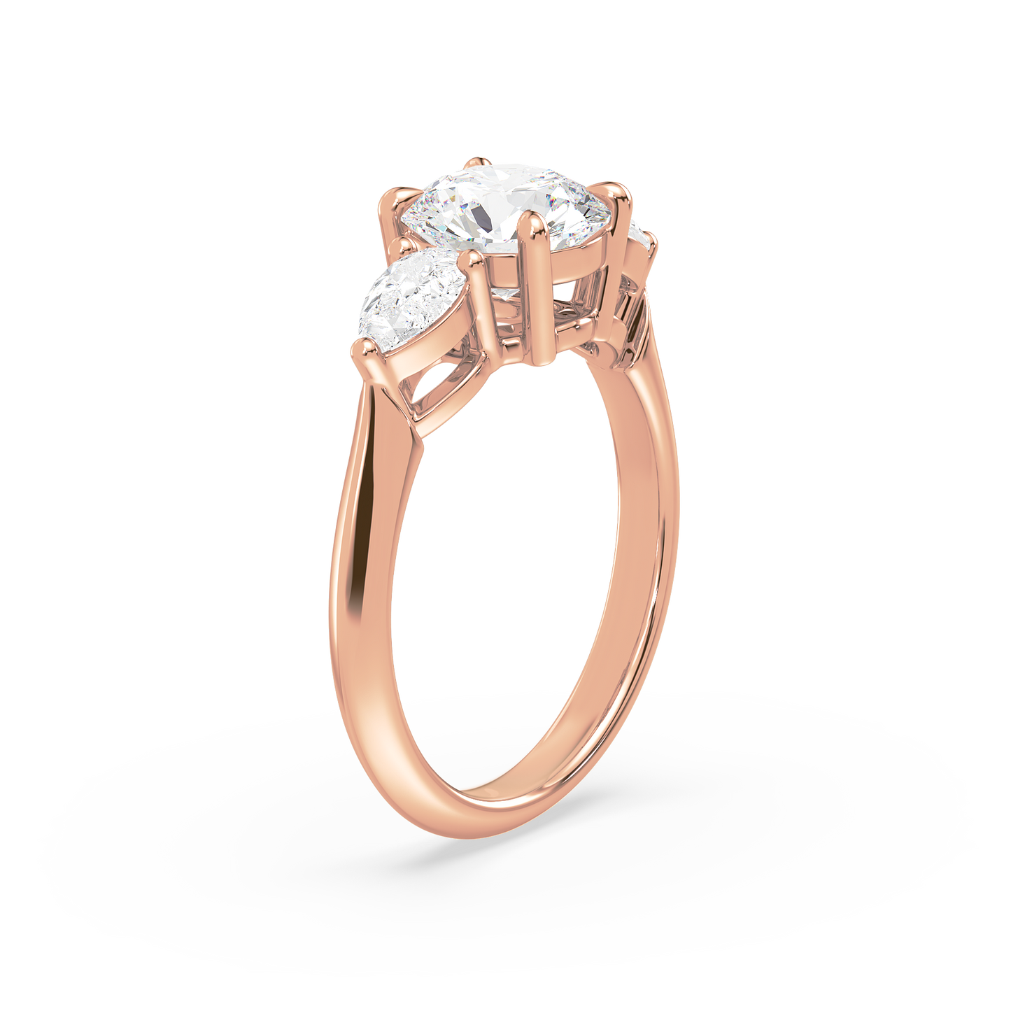 Round and Pear Harmony Ring