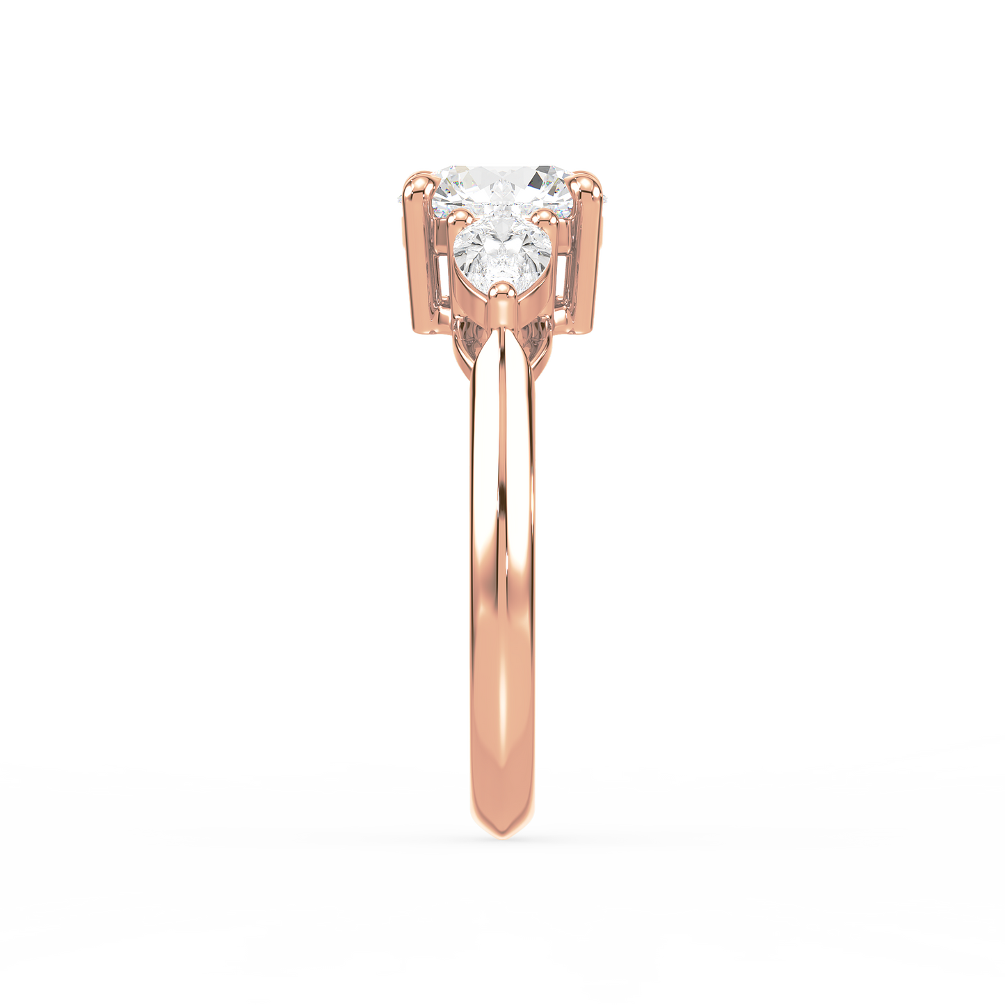 Round and Pear Harmony Ring
