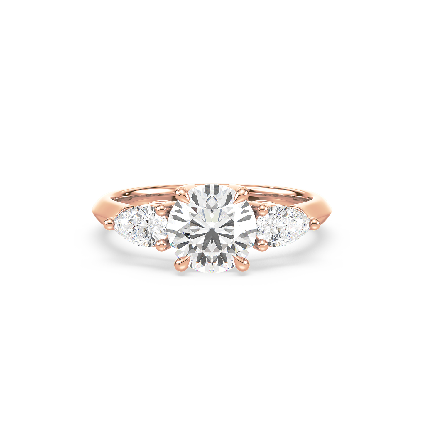 Round and Pear Harmony Ring