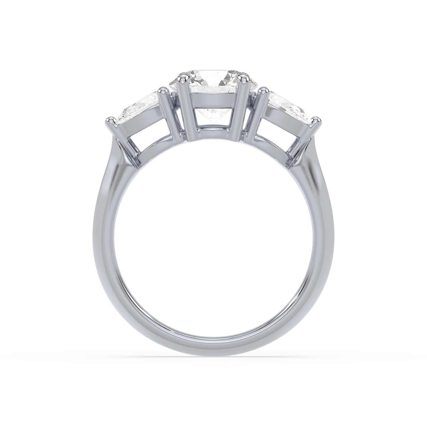 Round and Pear Harmony Ring