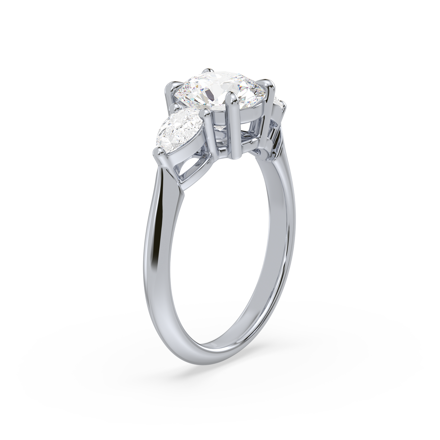 Round and Pear Harmony Ring