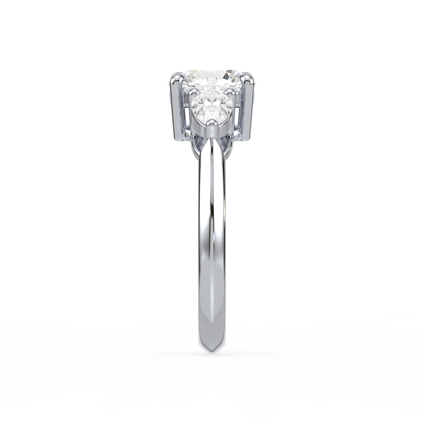 Round and Pear Harmony Ring