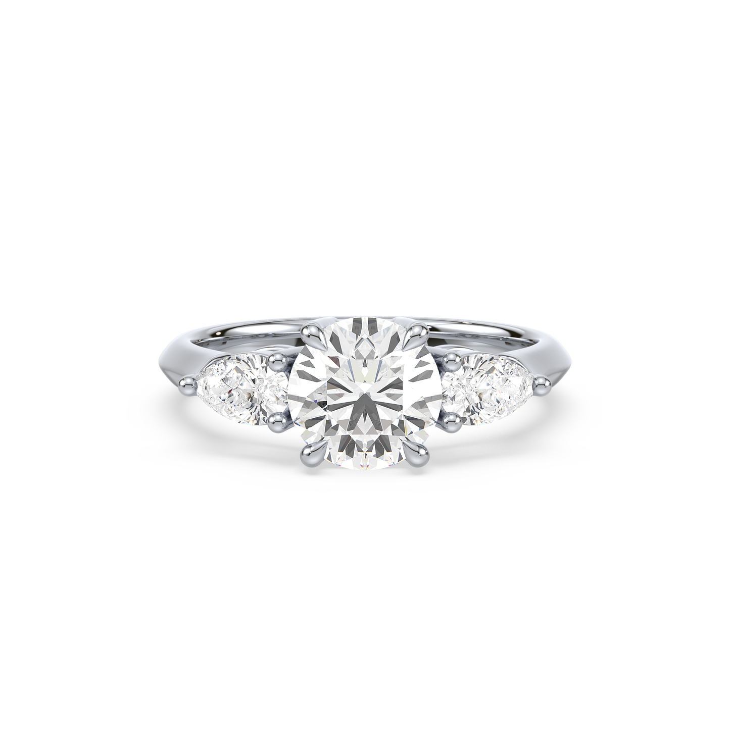Round and Pear Harmony Ring
