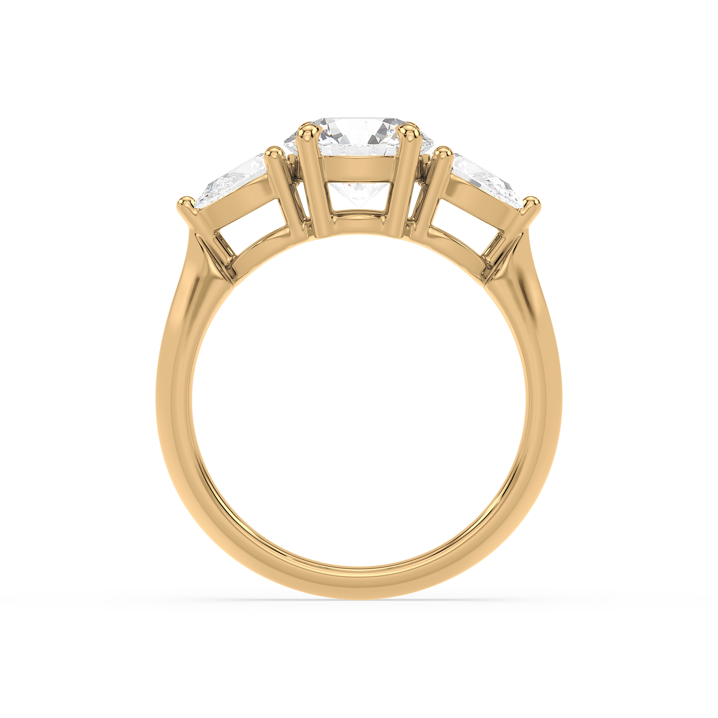 Round and Pear Harmony Ring