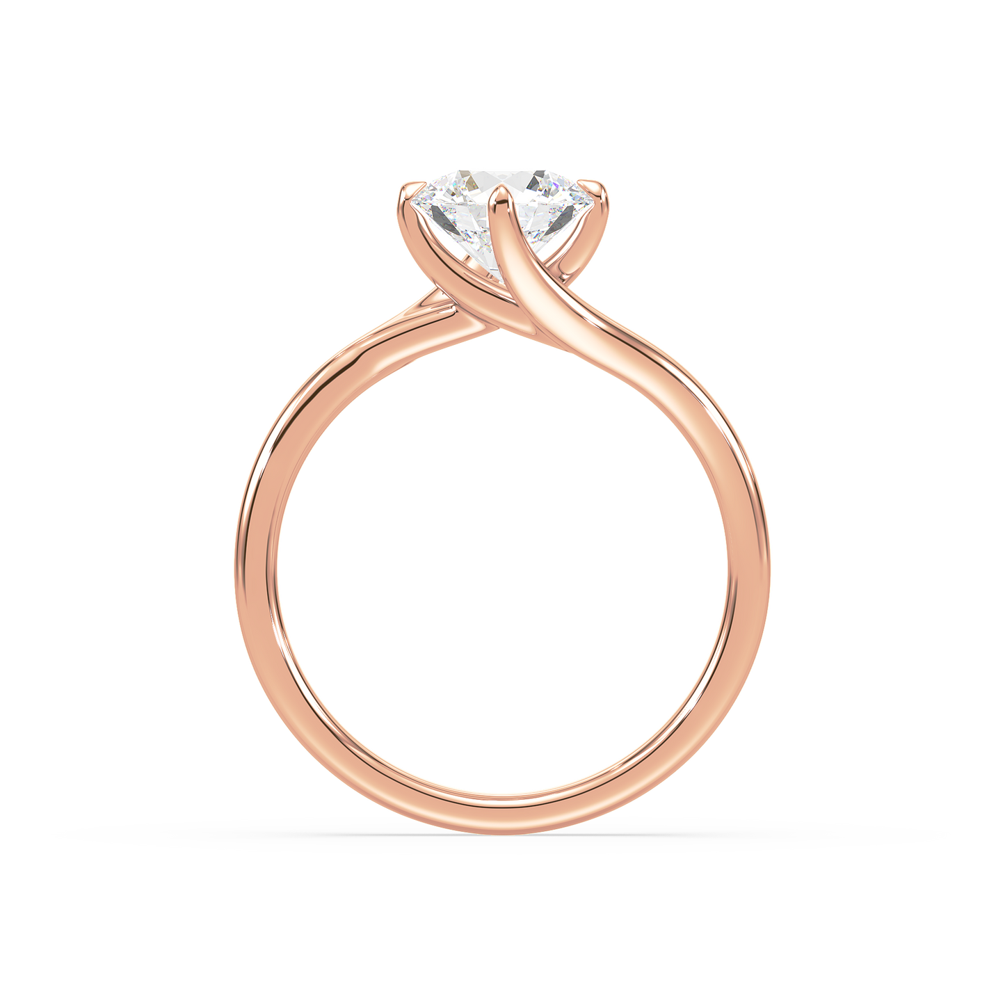 Round Elegance Solitaire Ring