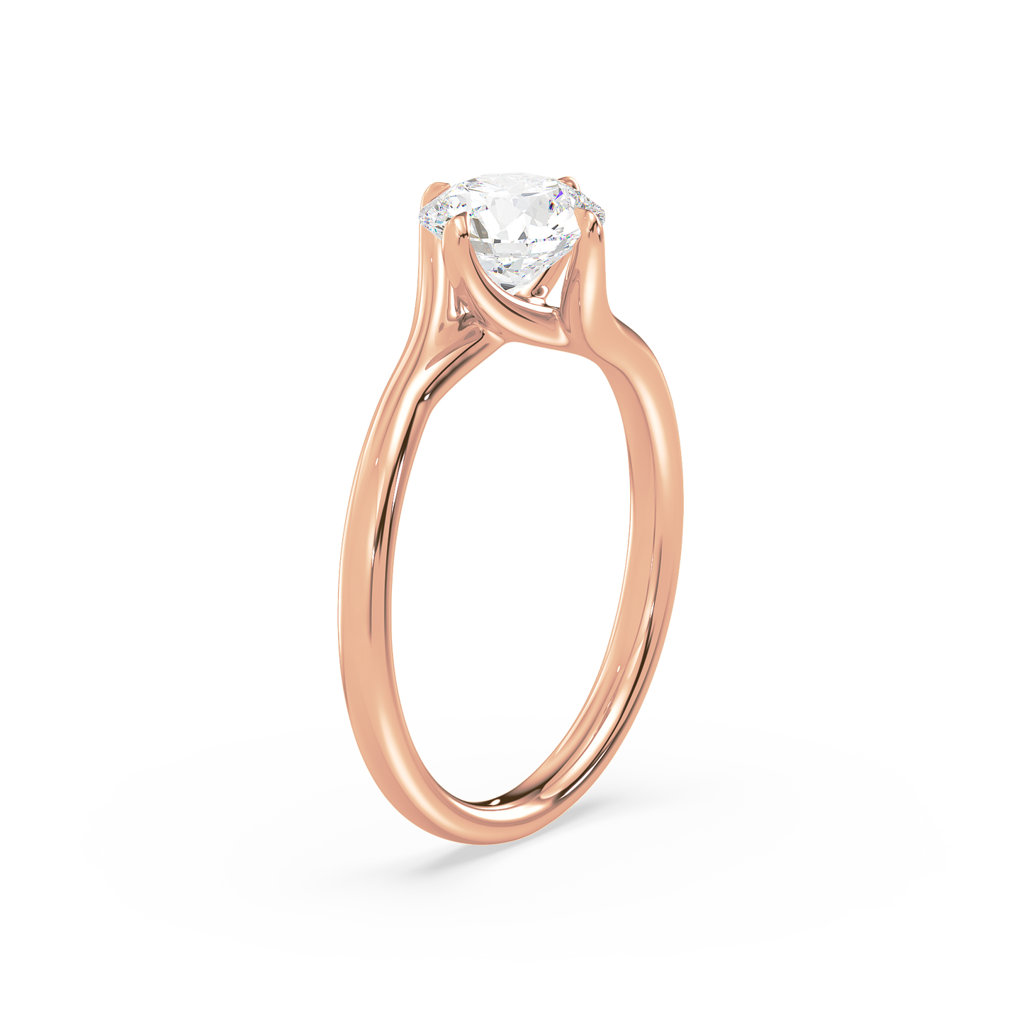Round Elegance Solitaire Ring