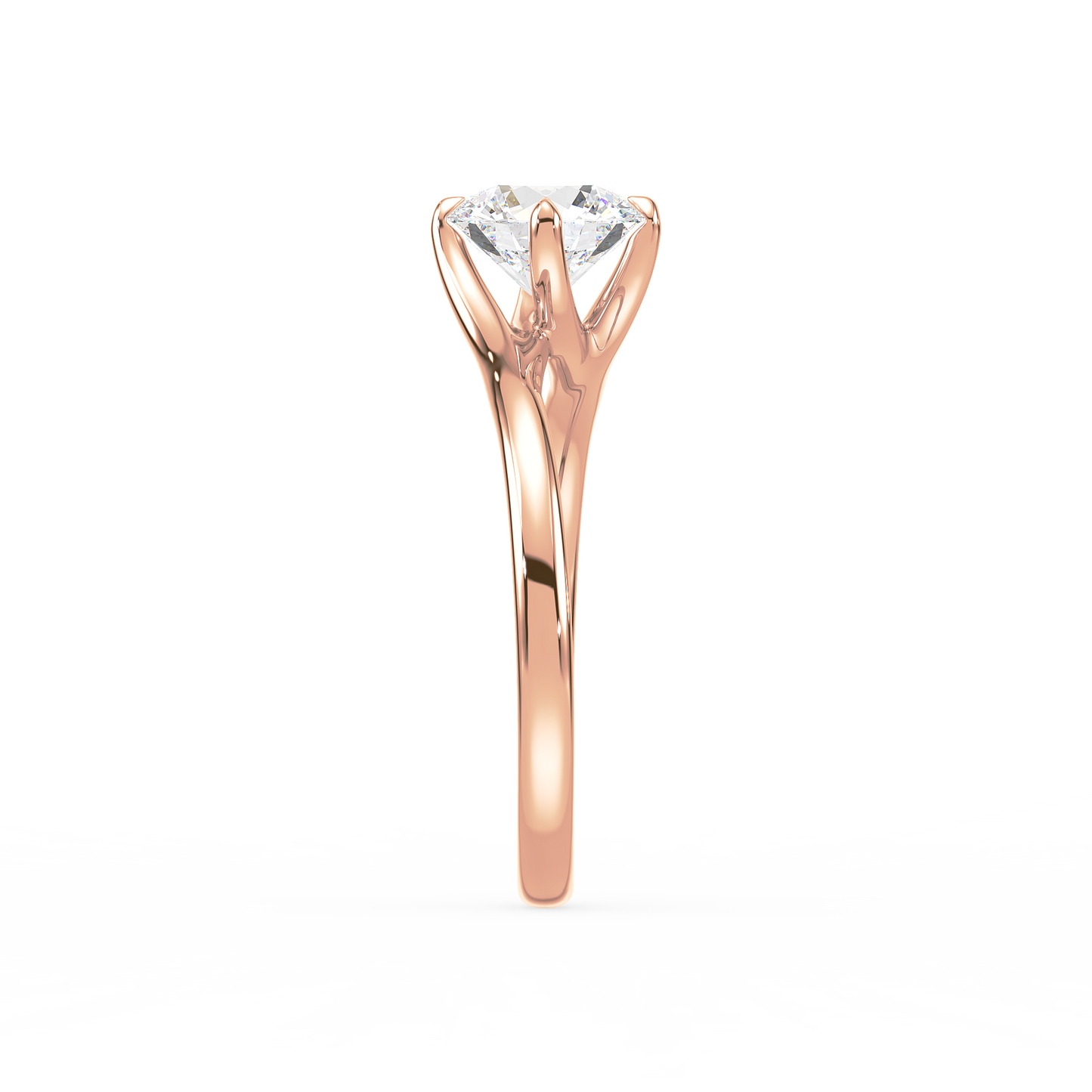 Round Elegance Solitaire Ring