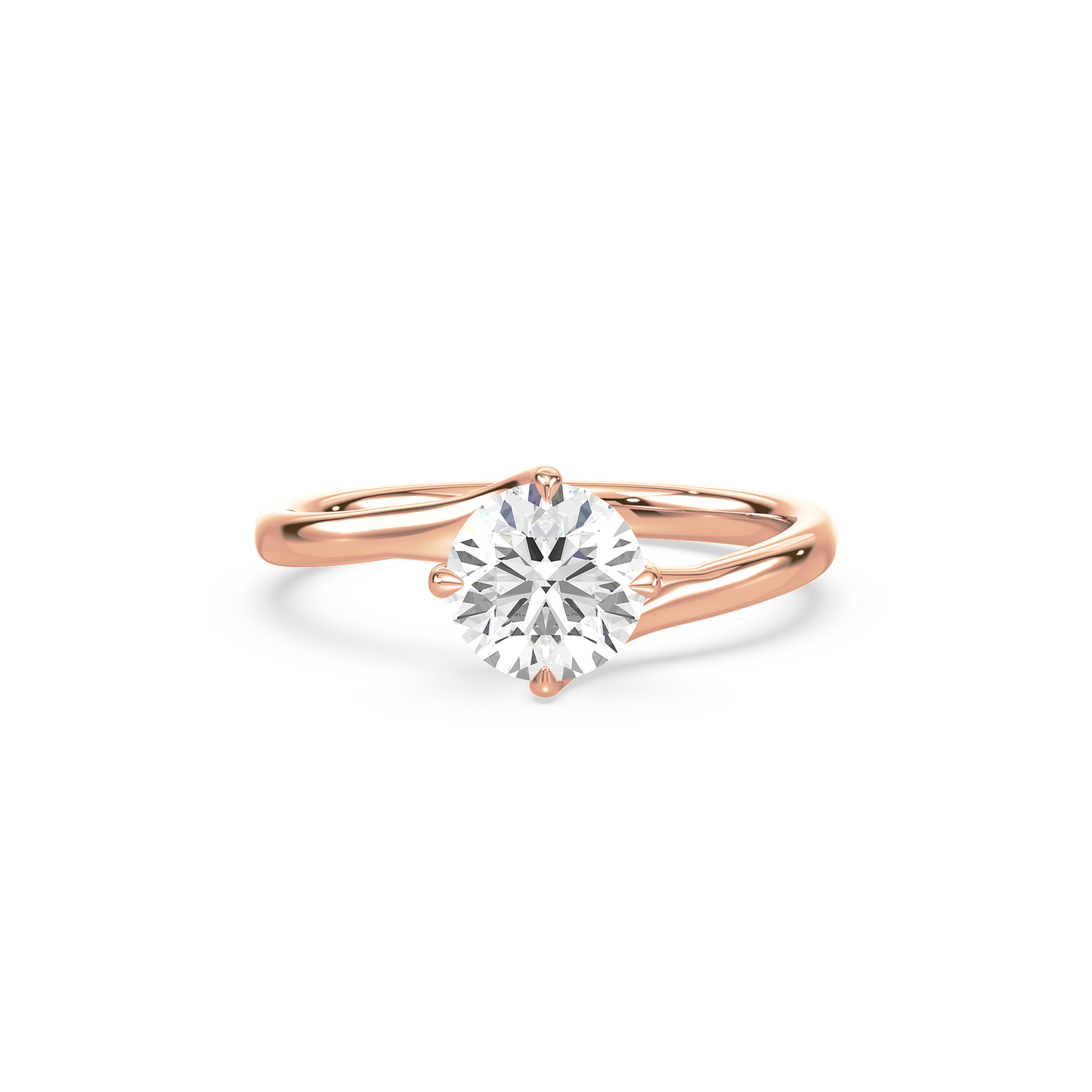 Round Elegance Solitaire Ring