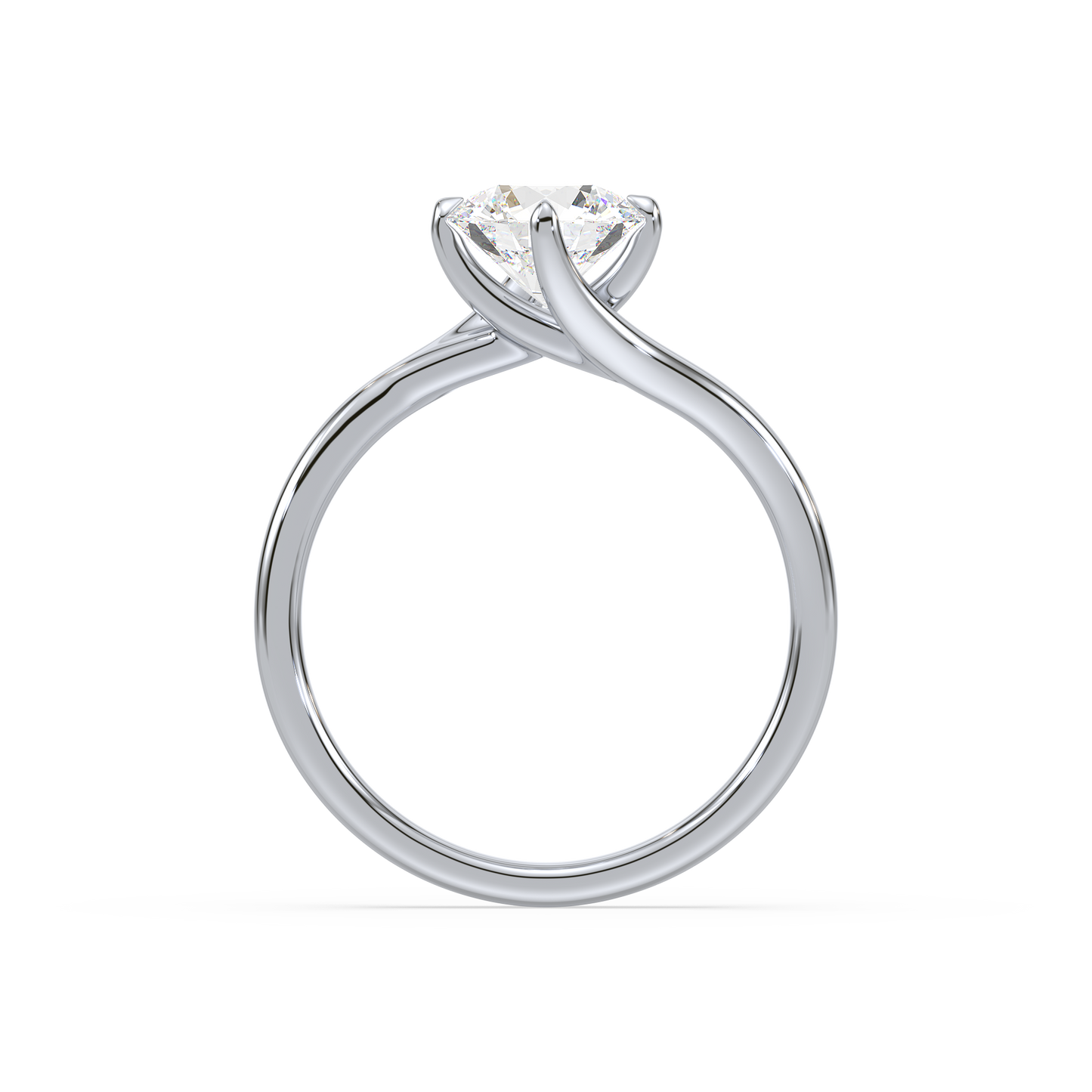 Round Elegance Solitaire Ring