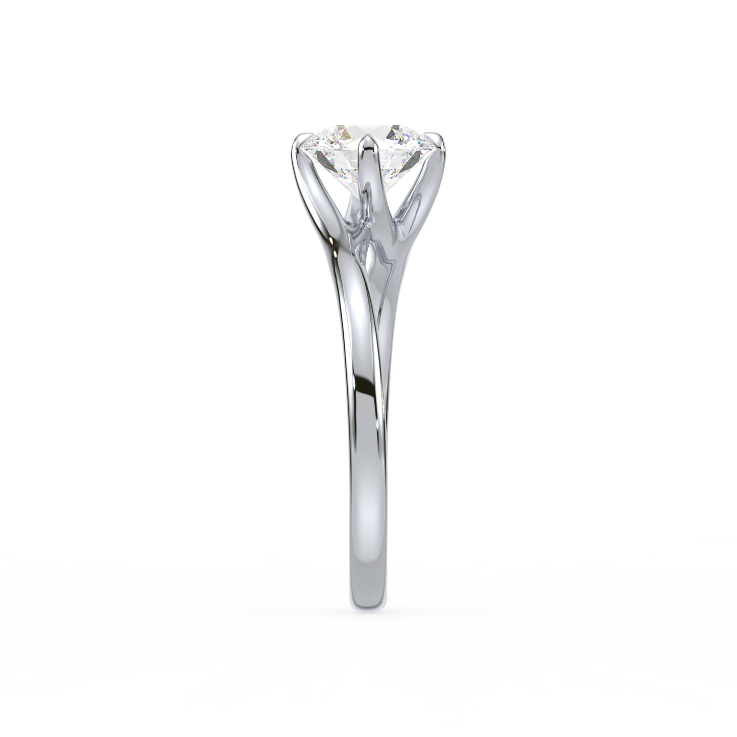 Round Elegance Solitaire Ring