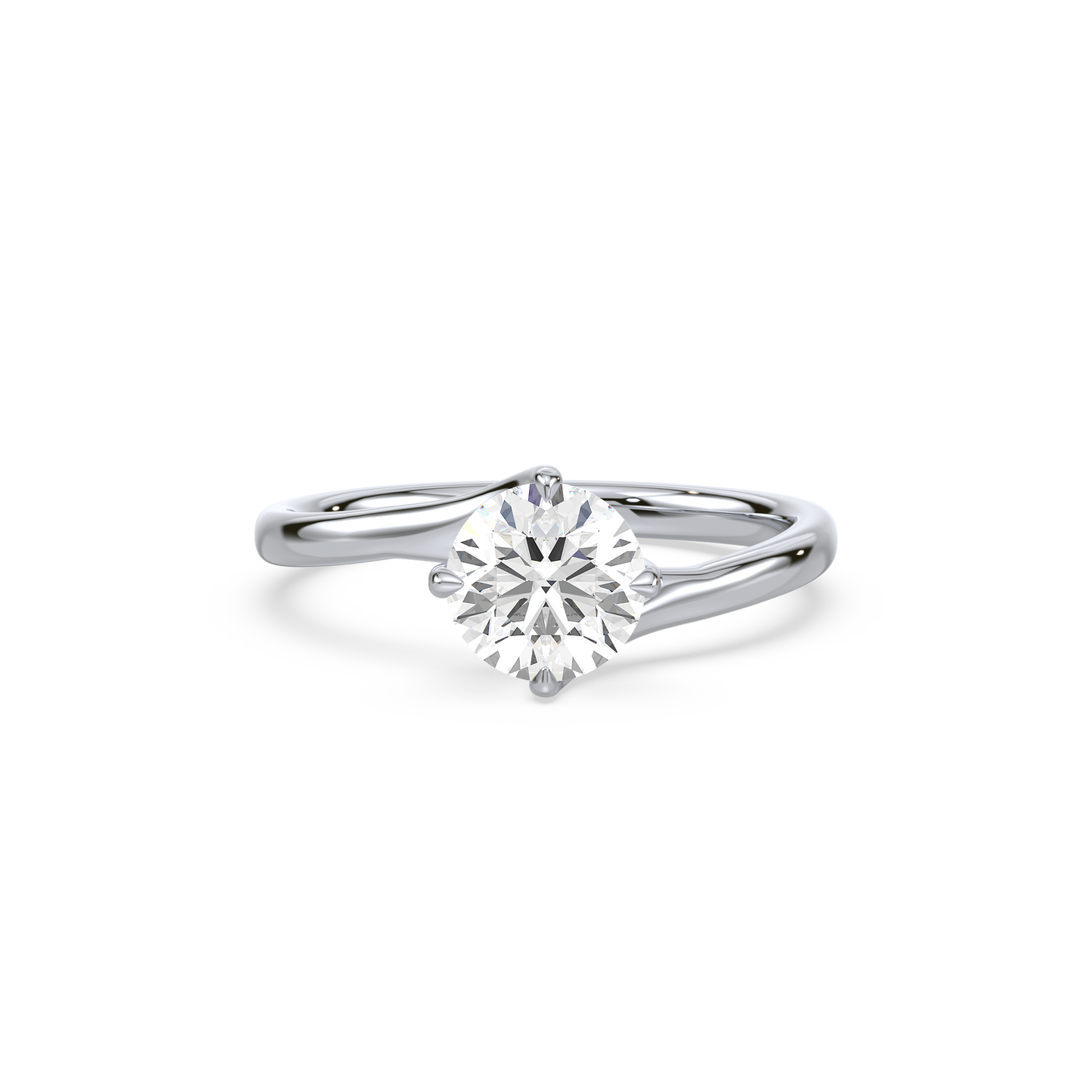 Round Elegance Solitaire Ring