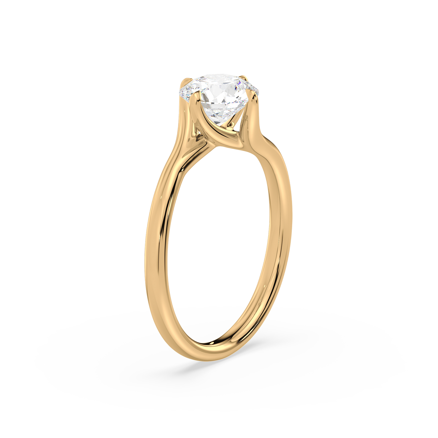 Round Elegance Solitaire Ring