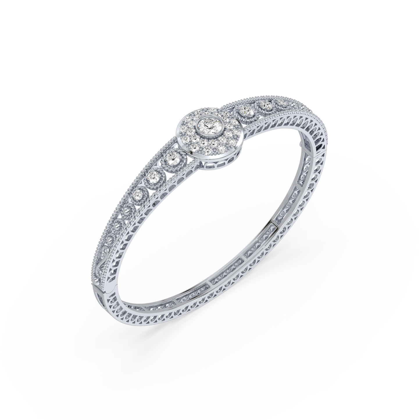 Majestic Bezel Diamond Bracelet