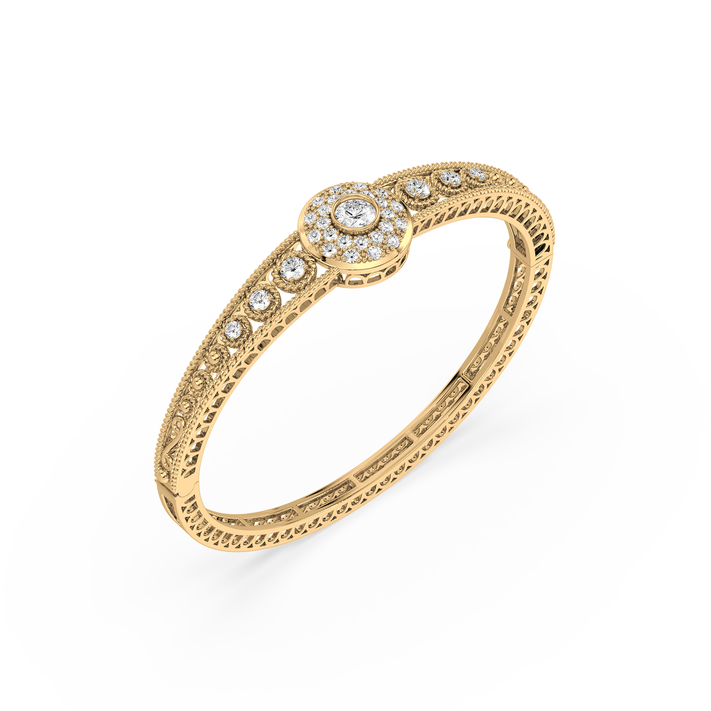 Majestic Bezel Diamond Bracelet