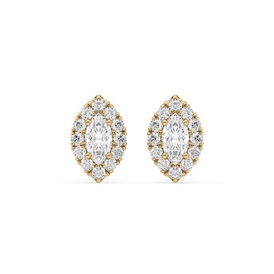 Marquise Solitaire Studs