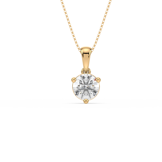 1 CT Solitaire Pendant