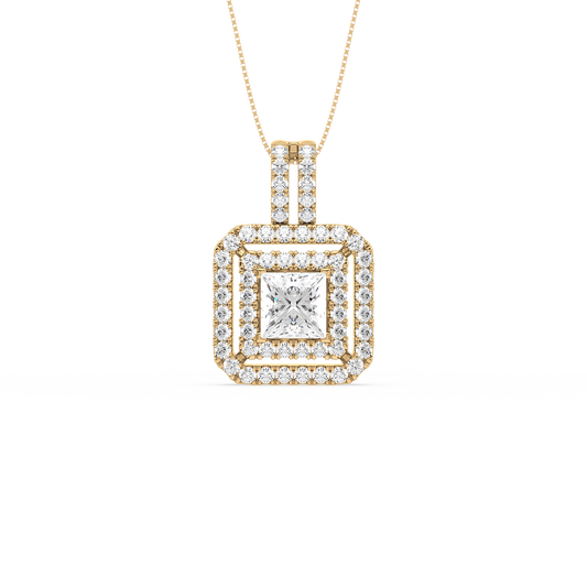Princess Solitaire Pendant
