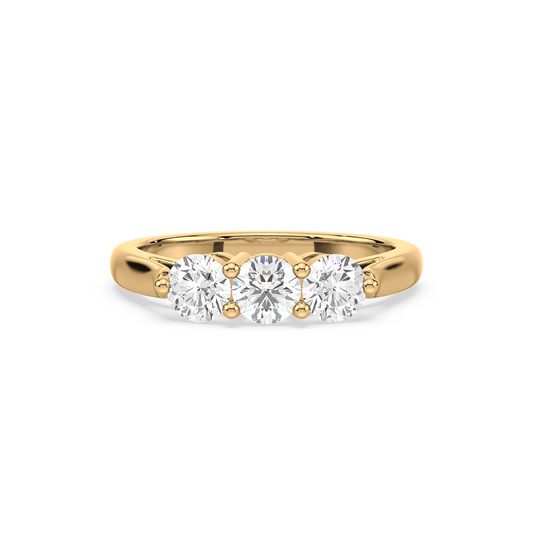 Trilogy Solitaire Ring