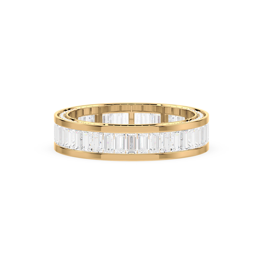 Baguette Pavé Eternity Band