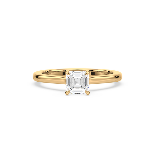 Classic Emerald Halo Ring